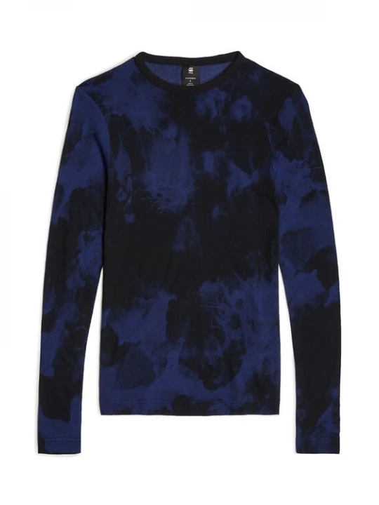 Foto van product G-STAR Shirt 'Slim Vintage' blauw / zwart