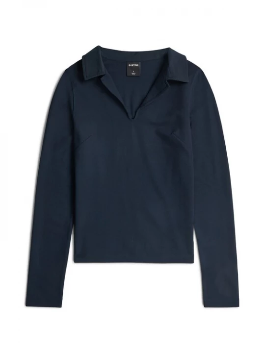 Foto van product G-STAR Shirt 'Soft Sculpt Slim T-Shirt' donkerblauw