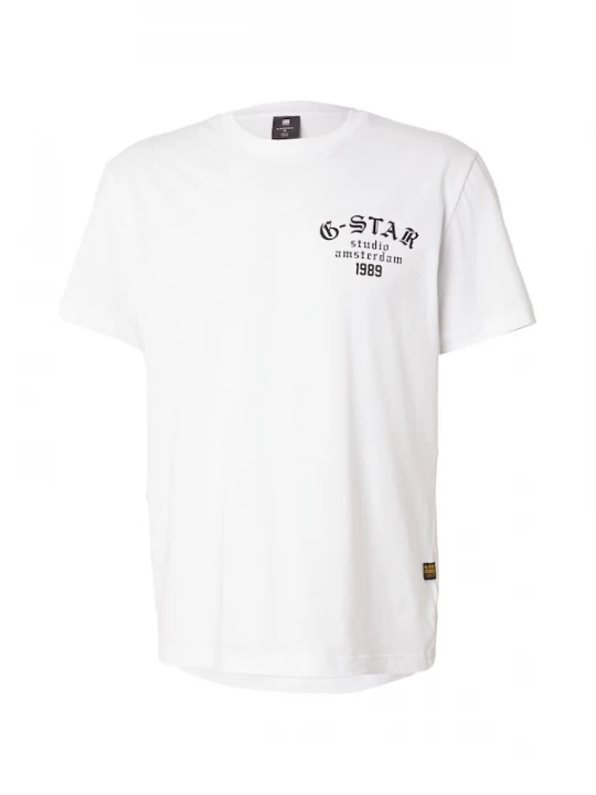 Foto van product G-STAR Shirt 'Studio Ams' zwart / wit
