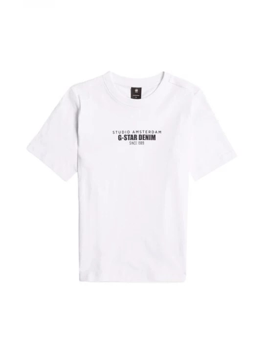 Foto van product G-STAR Shirt 'Studio AMS' zwart / wit