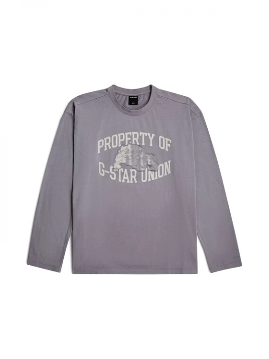 Foto van product G-STAR Shirt 'Sunfaded Relaxed Graphic T-Shirt' grijs