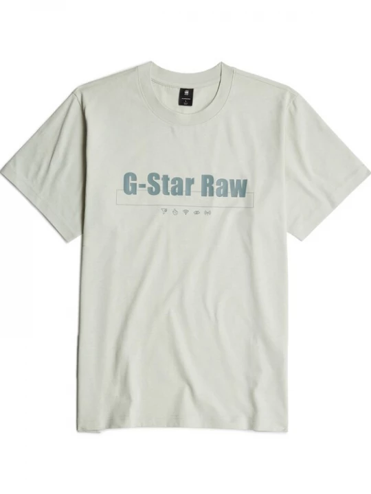 Foto van product G-STAR Shirt 'Symbols Print' grijs / donkergrijs