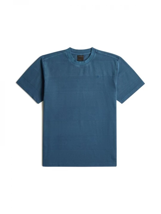 Foto van product G-STAR Shirt 'Washed Jacquard T-Shirt' blauw