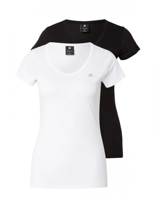 Foto van product G-STAR Shirt zwart / wit