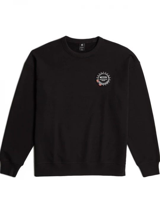Foto van product G-STAR Sweatshirt 'Gauge' zwart / wit