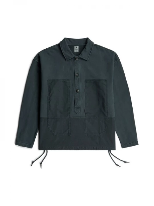 Foto van product G-STAR Sweatshirt 'Washed Fabric Mix' blauw