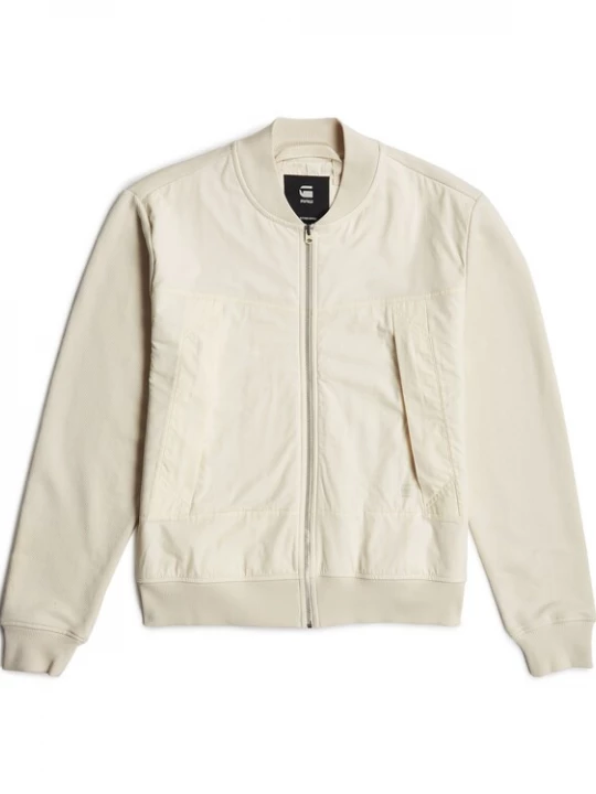 Foto van product G-STAR Sweatvest 'Woven' offwhite