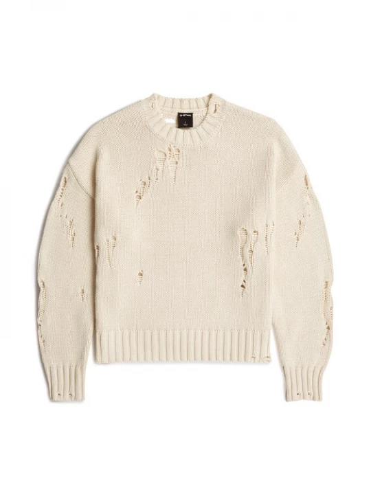 Foto van product G-STAR Trui 'Drop Needle Loose Knit Sweater' ecru