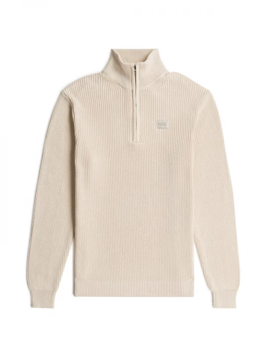 Foto van product G-STAR Trui 'Half Zip' lichtbeige