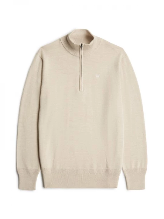 Foto van product G-STAR Trui 'Premium Core Half Zip Knit' appel