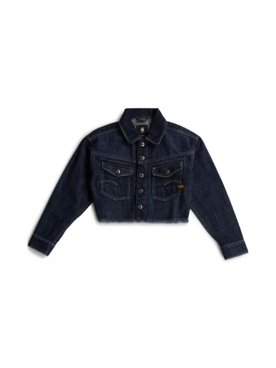 Foto van product G-STAR Tussenjas 'Girls Cropped Denim Jacket' zwart