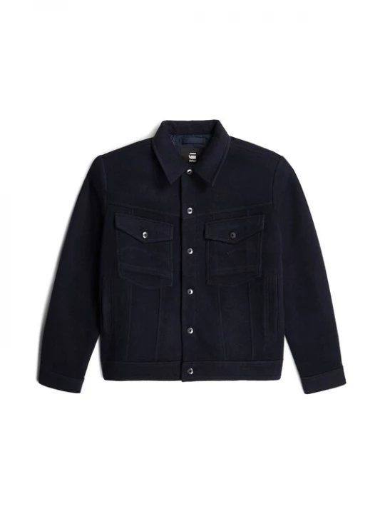 Foto van product G-STAR Tussenjas 'Wool Trucker' navy