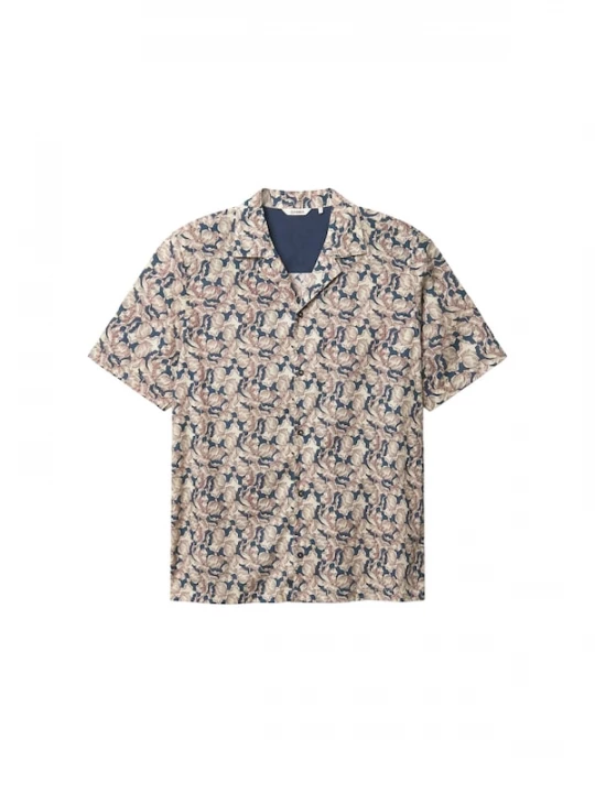 Foto van product GABBA Overhemd 'Sven' beige / blauw