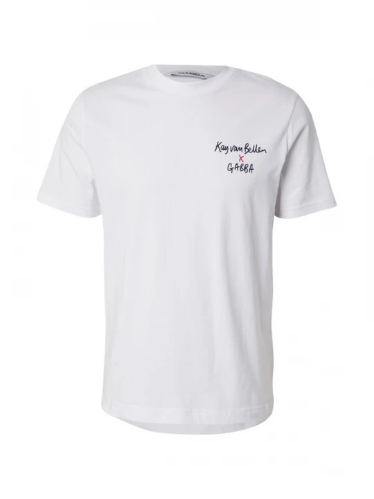 Foto van product GABBA Shirt 'Dune Kay Man' blauw / rood / zwart / wit