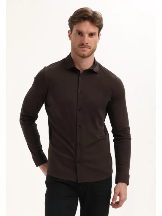 Foto van product Gabbiano Overhemd bruin