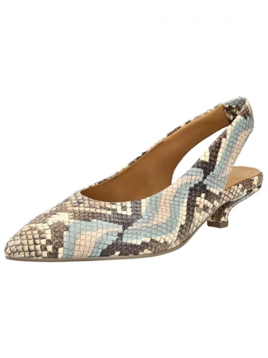 Foto van product GABOR Slingpumps beige / blauw / lichtbruin