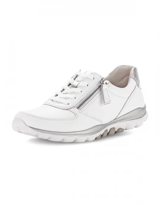 Foto van product GABOR Sportieve veterschoen zilver / wit