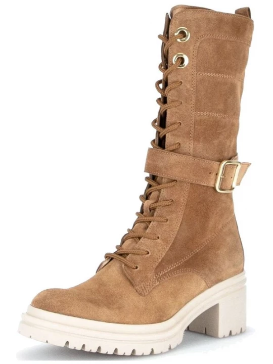 Foto van product GABOR Veterlaarzen beige / bruin