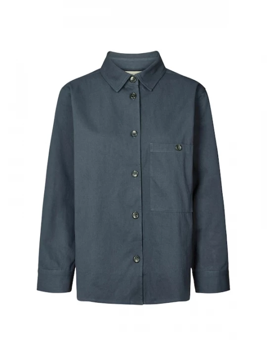 Foto van product Gai+Lisva Blouse 'Sussie' blauw denim