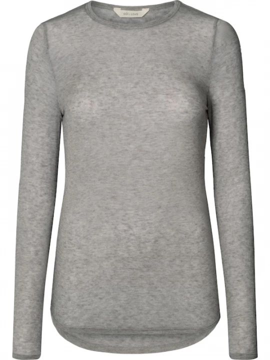 Foto van product Gai+Lisva Shirt 'Thyra' lichtgrijs