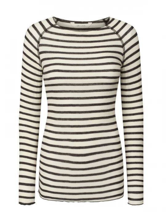 Foto van product Gai+Lisva Top 'Amalie' beige / donkerbruin