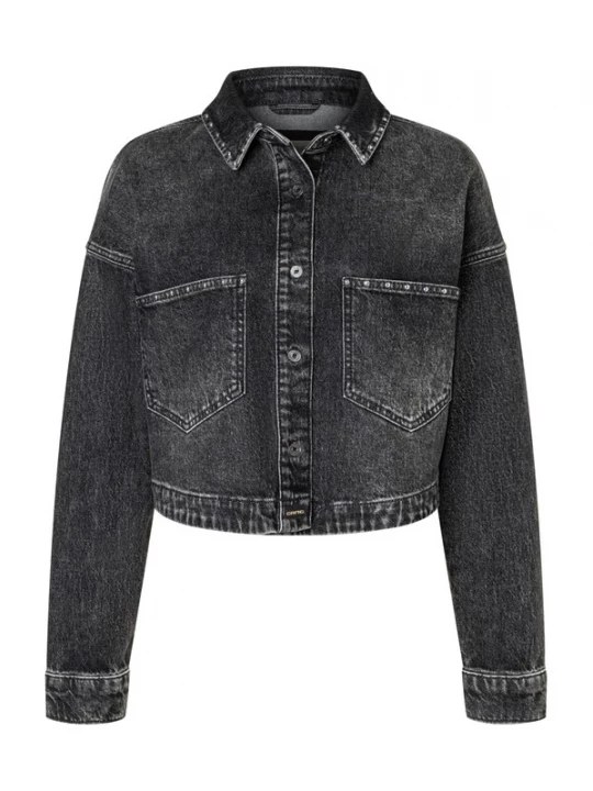 Foto van product Gang Tussenjas '94LUNA CROPPED' zwart