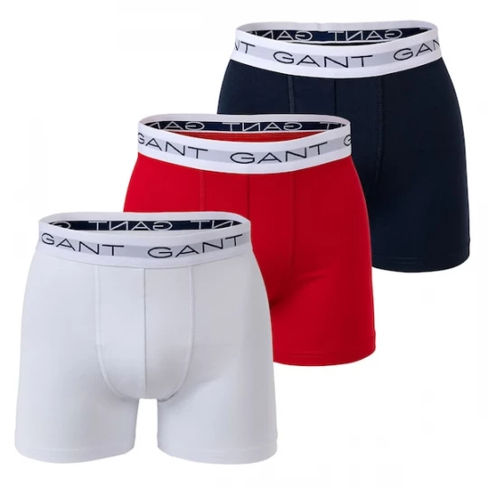 Foto van product GANT Boxershorts blauw / lichtrood / wit