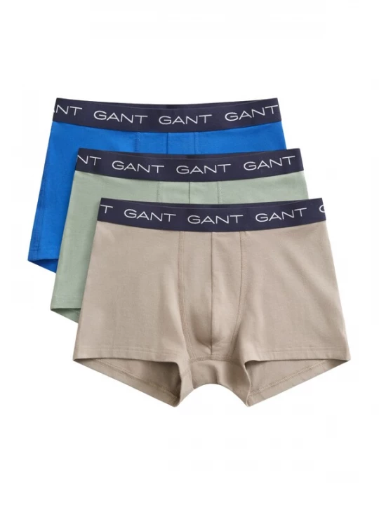 Foto van product GANT Boxershorts blauw / taupe / lichtgroen / zwart