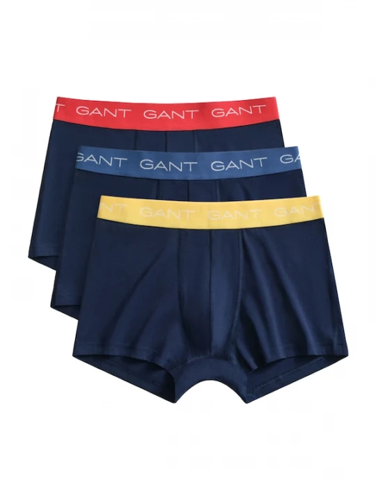 Foto van product GANT Boxershorts marine / geel / rood / wit