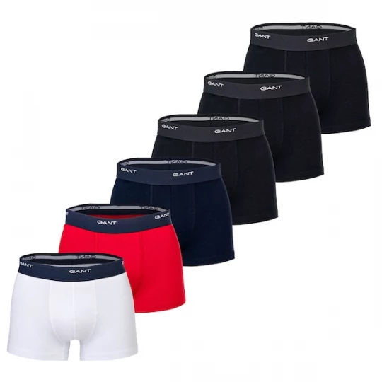 Foto van product GANT Boxershorts rood / zwart / wit