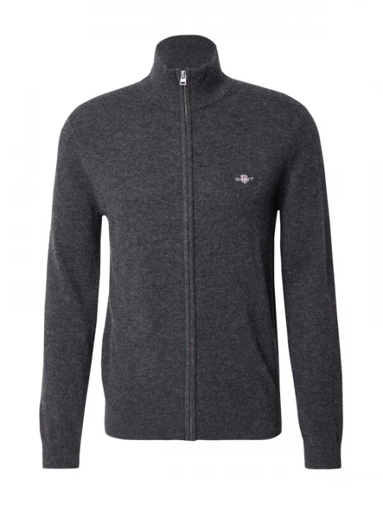 Foto van product GANT Gebreid vest antraciet