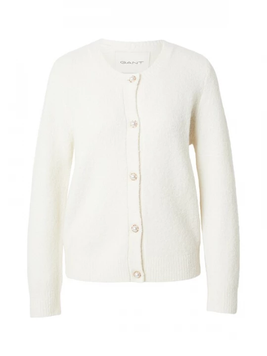 Foto van product GANT Gebreid vest crème