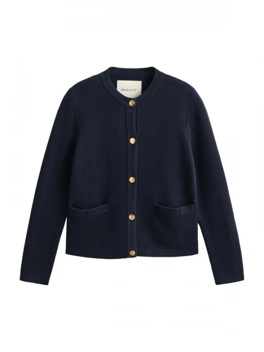 Foto van product GANT Gebreid vest donkerblauw