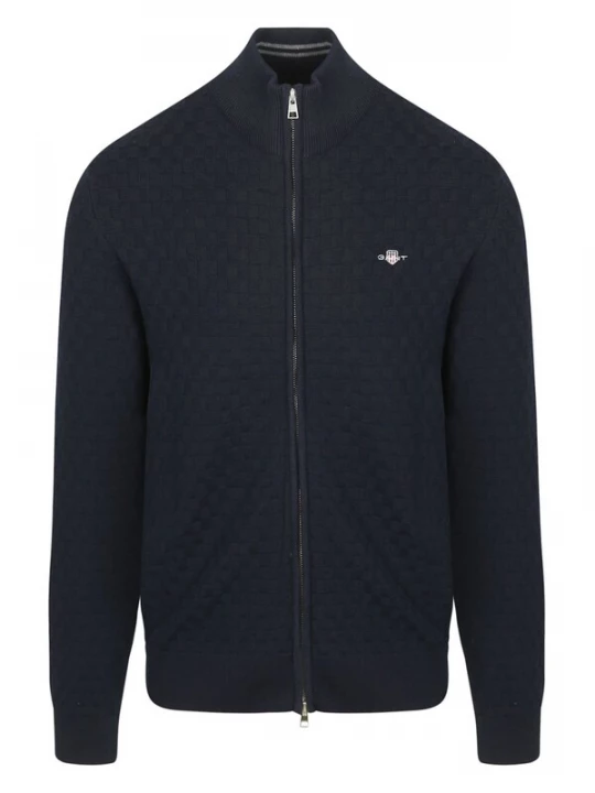 Foto van product GANT Gebreid vest donkerblauw