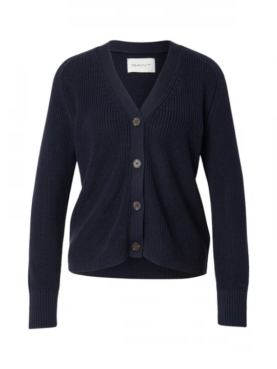Foto van product GANT Gebreid vest donkerblauw