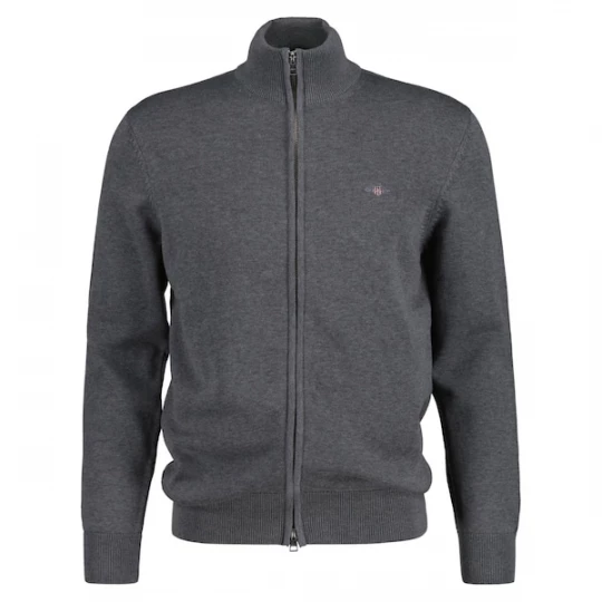 Foto van product GANT Gebreid vest donkergrijs