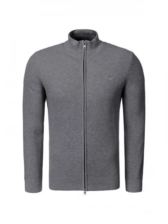 Foto van product GANT Gebreid vest donkergrijs