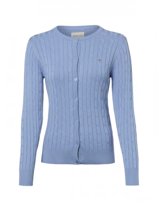 Foto van product GANT Gebreid vest lichtblauw