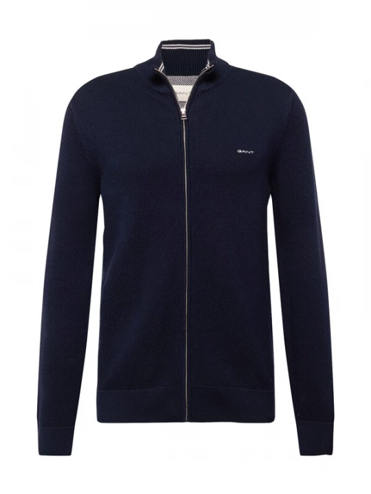 Foto van product GANT Gebreid vest marine / wit