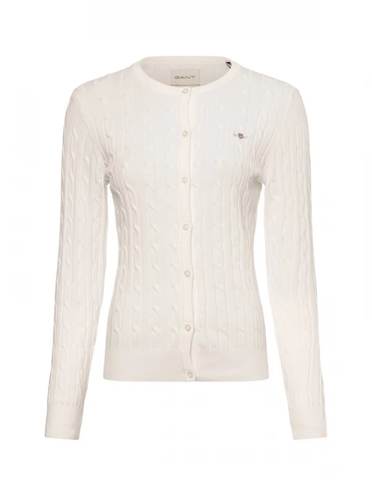 Foto van product GANT Gebreid vest wit