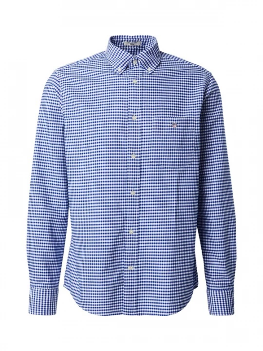 Foto van product GANT Overhemd blauw / enziaan / wit