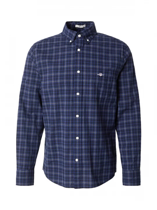 Foto van product GANT Overhemd 'Classic' navy / donkerblauw / wit