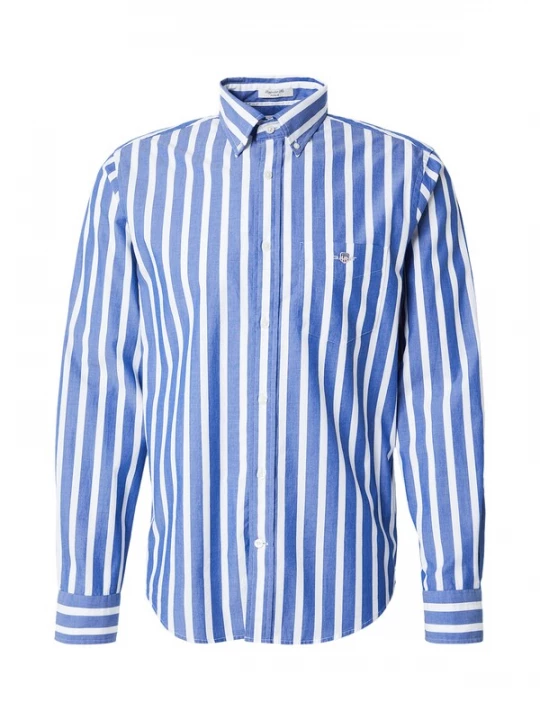 Foto van product GANT Overhemd 'CLASSIC' royal blue / koningsblauw / wit