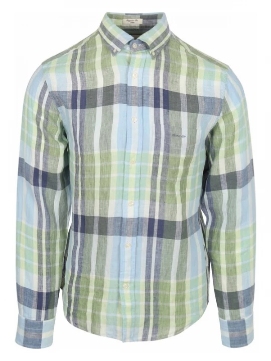 Foto van product GANT Overhemd cyaan blauw