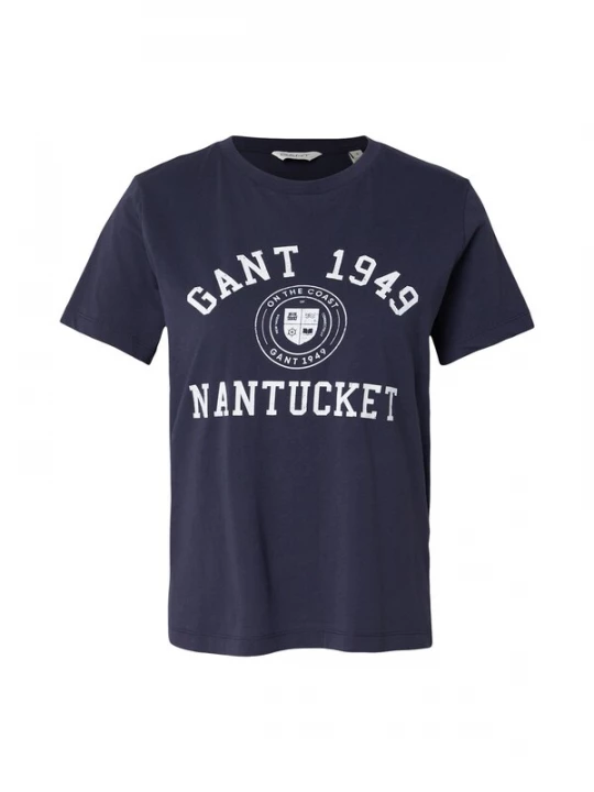 Foto van product GANT Shirt donkerblauw / wit