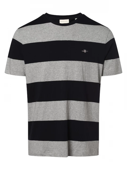Foto van product GANT Shirt grijs gemêleerd / zwart