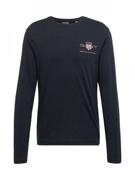 Foto van product GANT Shirt grijs / rood / zwart / wit