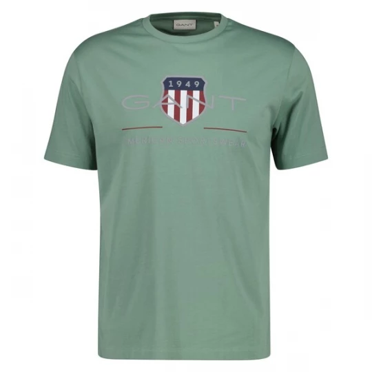 Foto van product GANT Shirt navy / olijfgroen / knalrood / wit