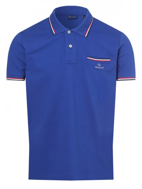 Foto van product GANT Shirt navy / royal blue / koningsblauw / bloedrood / wit