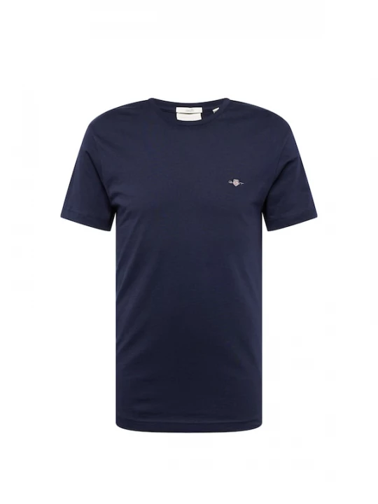 Foto van product GANT Shirt navy / zilvergrijs / rood / wit